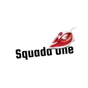 Wunschtext "Squada One" als Bügelschrift