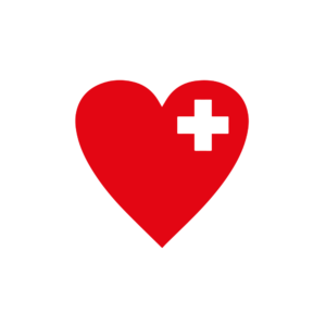 Bügelbild Love Switzerland