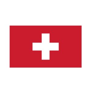 Bügelbild Schweiz Flagge