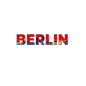 Bügelbild Berlin Skyline